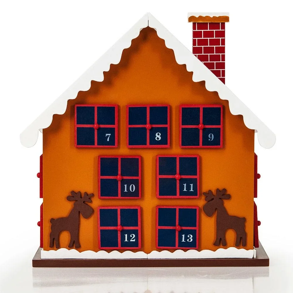 Adventskalender als Winterhaus - nachfüllbar & wiederverwendbar - 1
