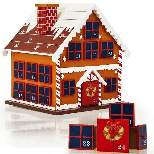 Adventskalender als Winterhaus - nachfüllbar & wiederverwendbar - 2