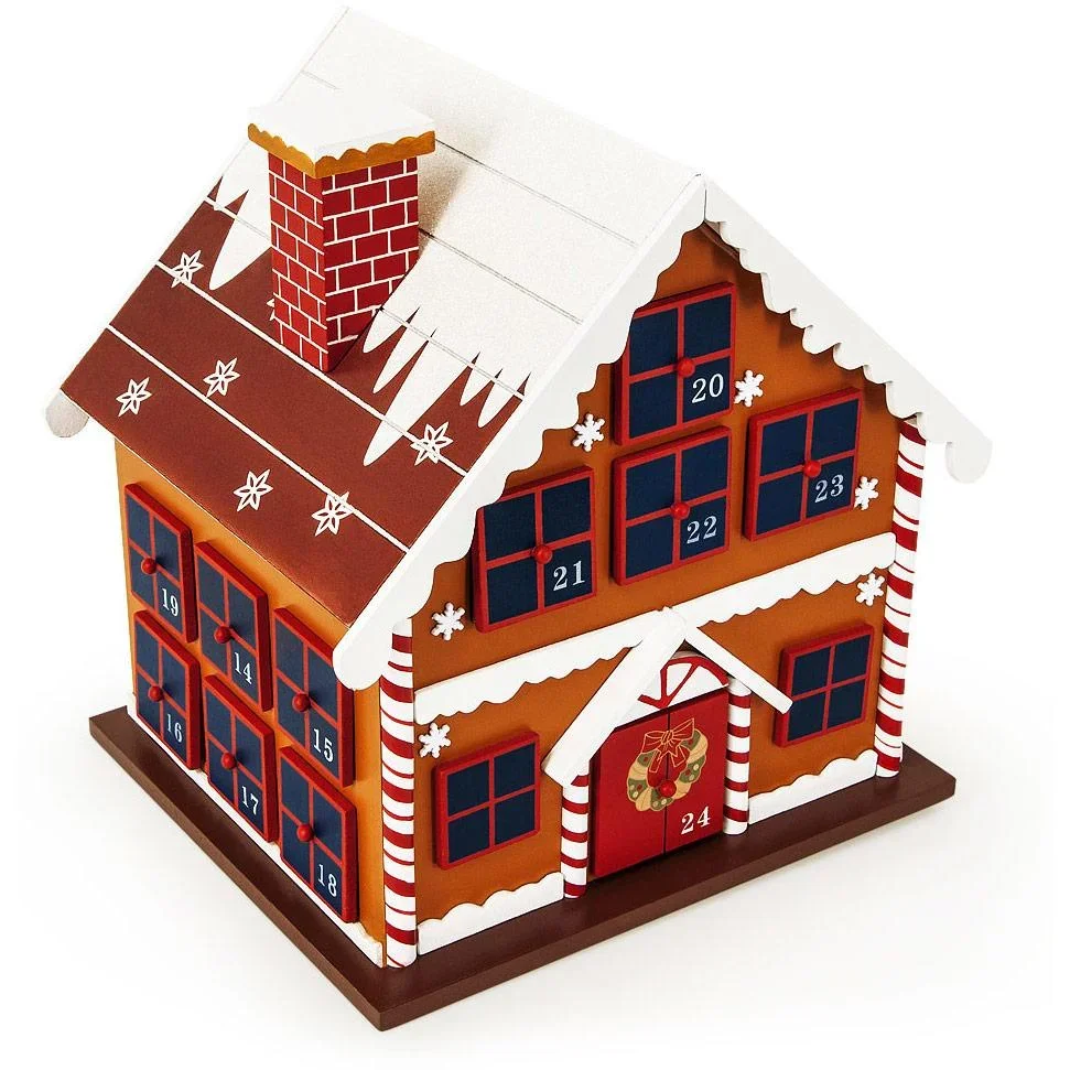 Adventskalender als Winterhaus - nachfüllbar & wiederverwendbar - 3