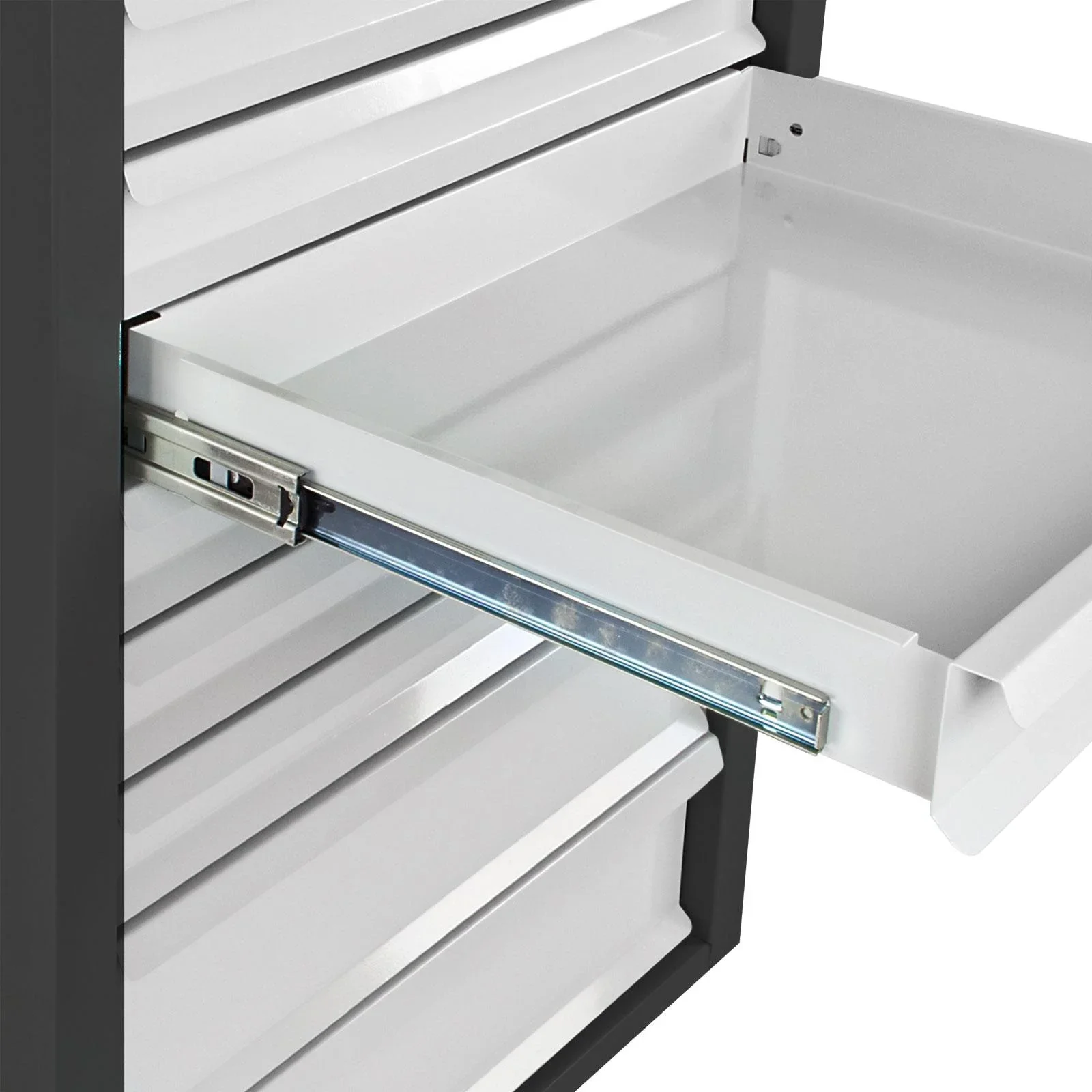 Schubladenschrank / Werkzeugschrank mammut, 8 Schubladen, RAL 7016 / 7035 - 0