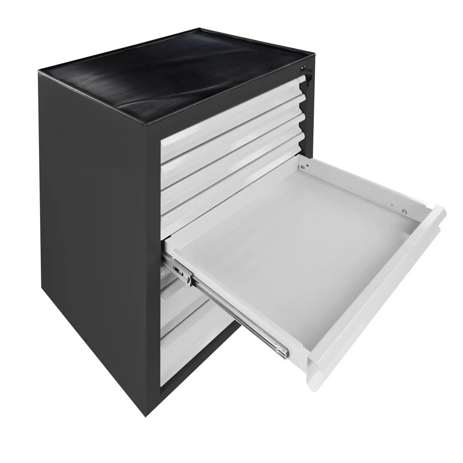 Schubladenschrank / Werkzeugschrank mammut, 8 Schubladen, RAL 7016 / 7035 - 1