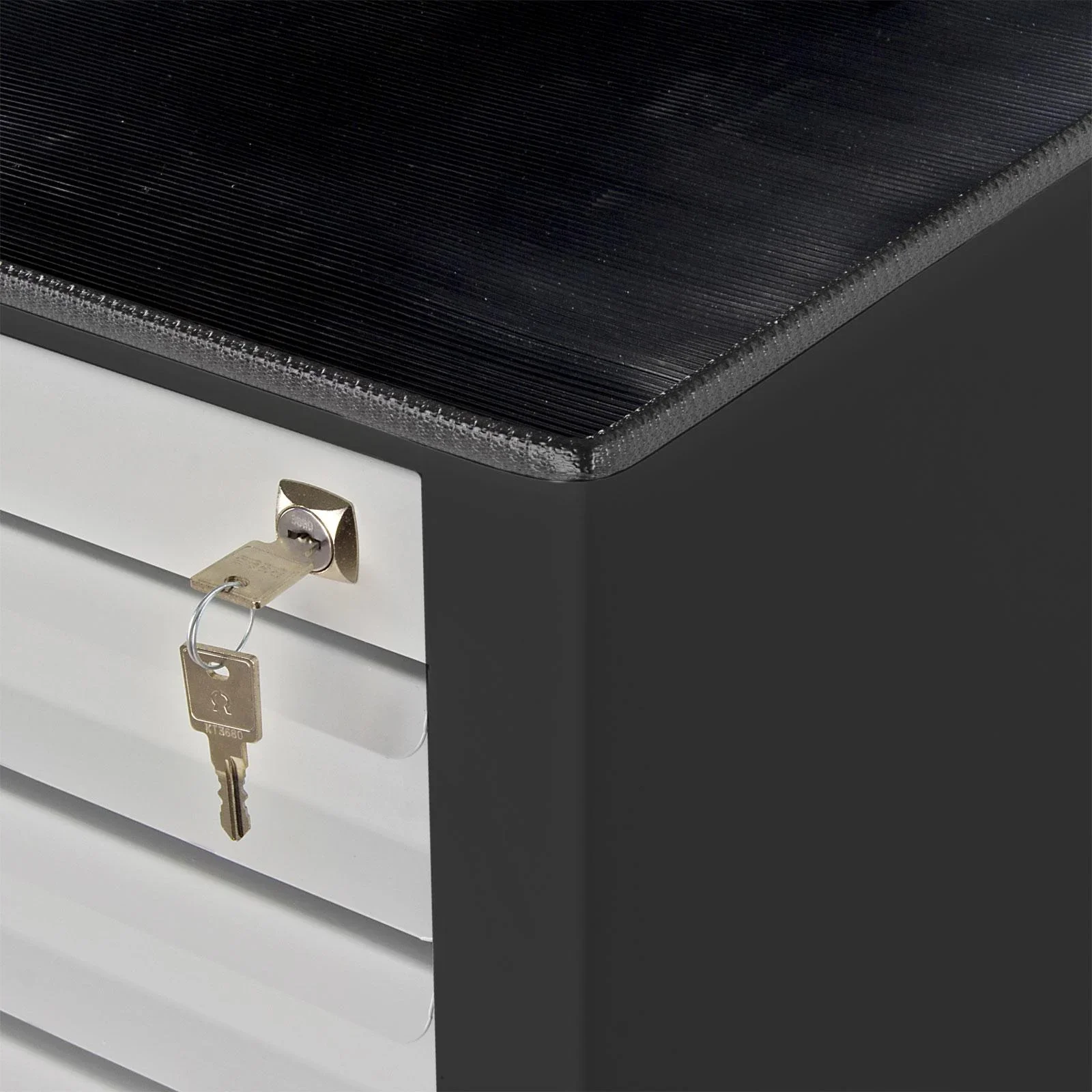 Schubladenschrank / Werkzeugschrank mammut, 8 Schubladen, RAL 7016 / 7035 - 4