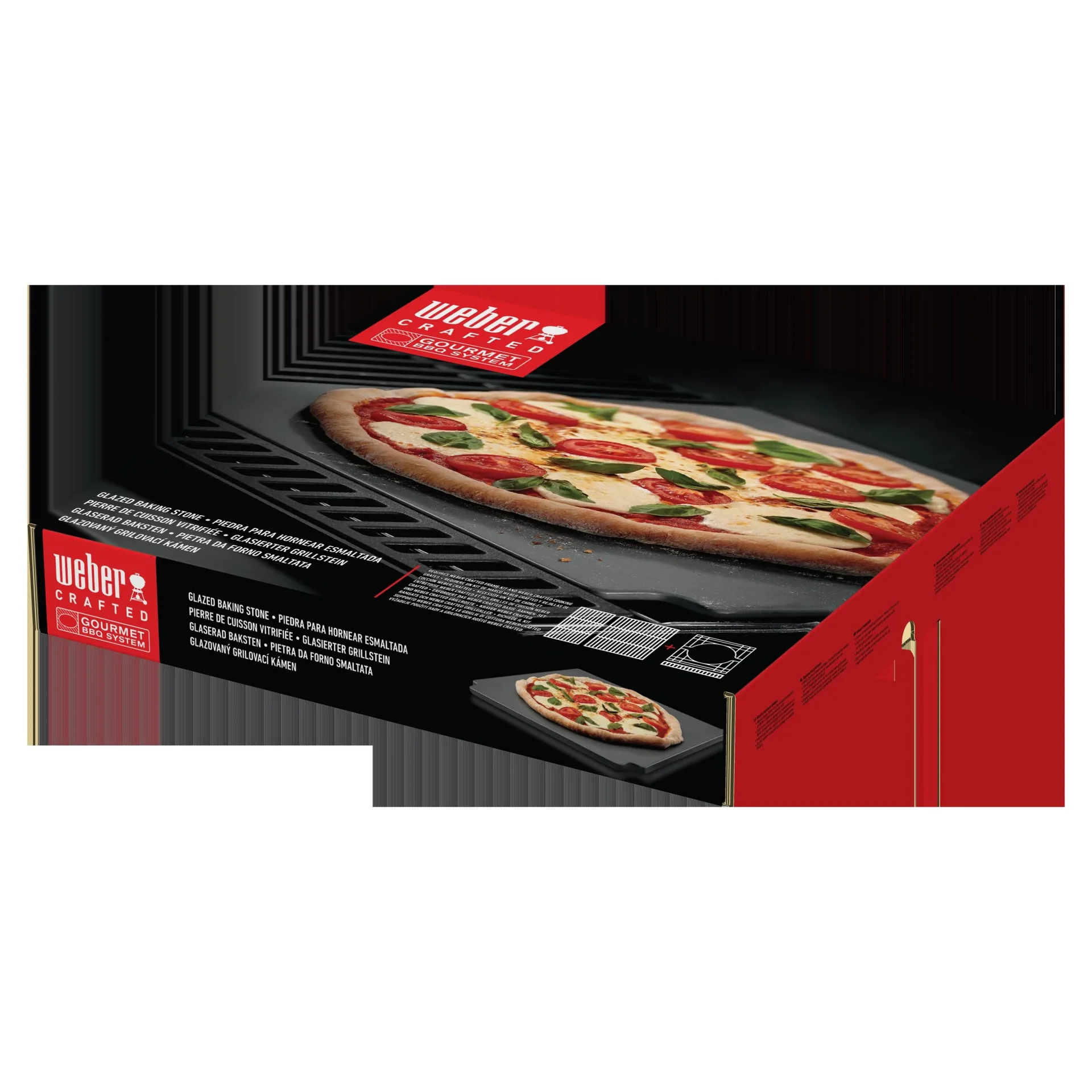 CRAFTED Glasierter Grillstein - Gourmet BBQ System - 1