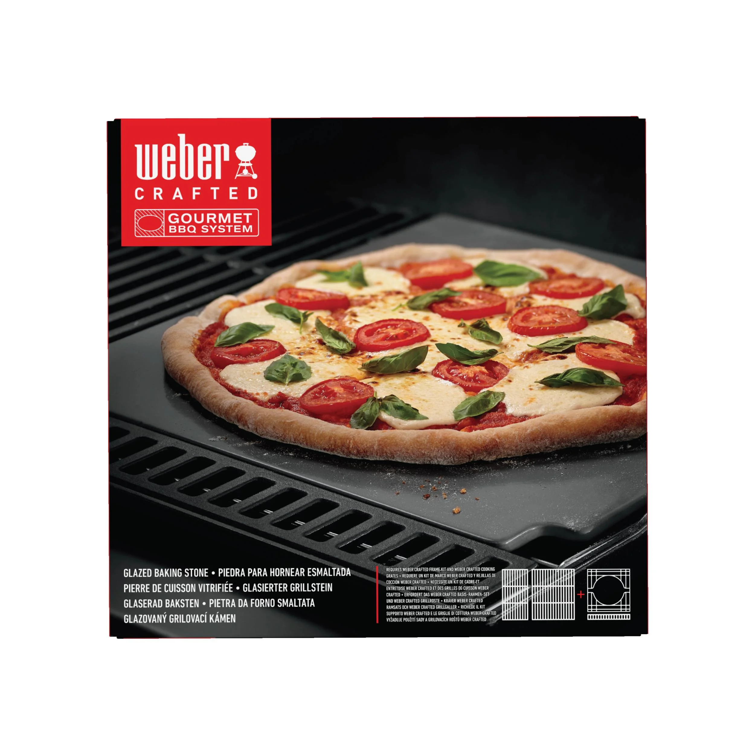CRAFTED Glasierter Grillstein - Gourmet BBQ System - 3