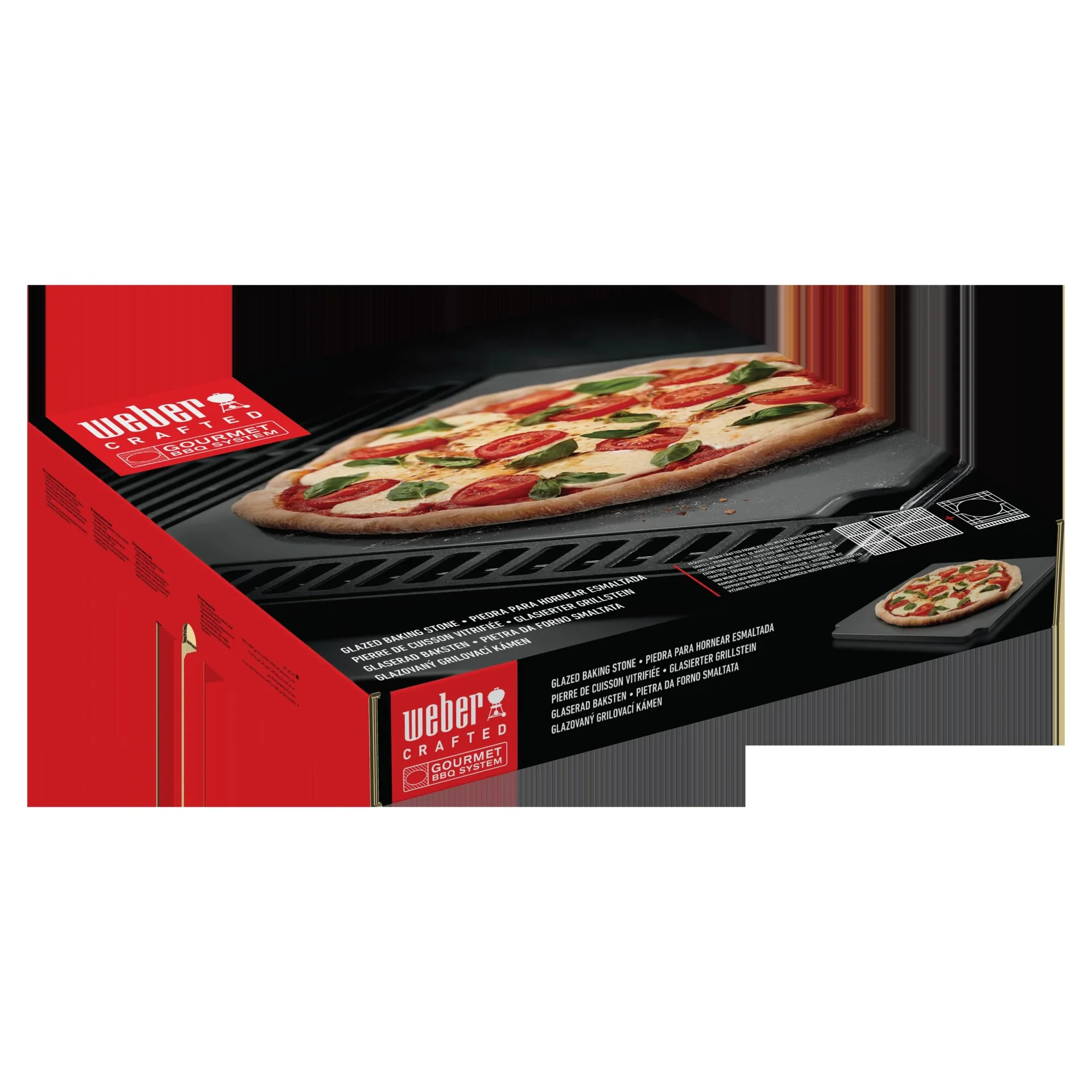 CRAFTED Glasierter Grillstein - Gourmet BBQ System - 4