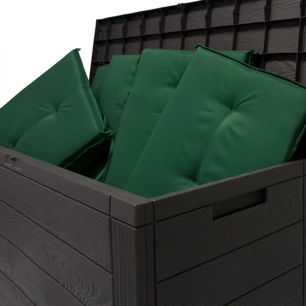 Aufbewahrungsbox anthrazit 120 x 46 x 57cm - Outdoor - Geeignet für Terrasse, Balkon und Garten - 1