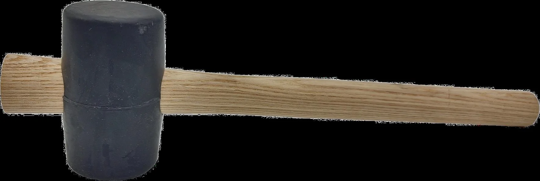 Gummihammer schwarz, 75mm - 0