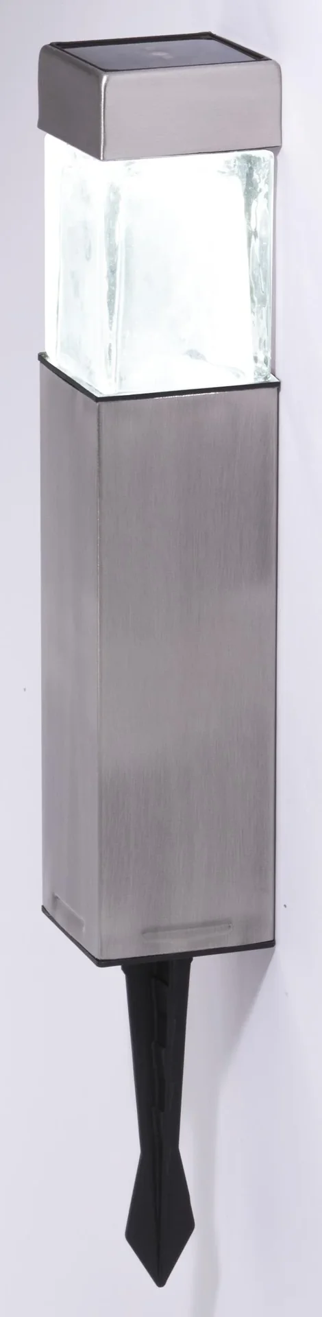 Solar Edelstahl Leuchten – 4 Stück - 7