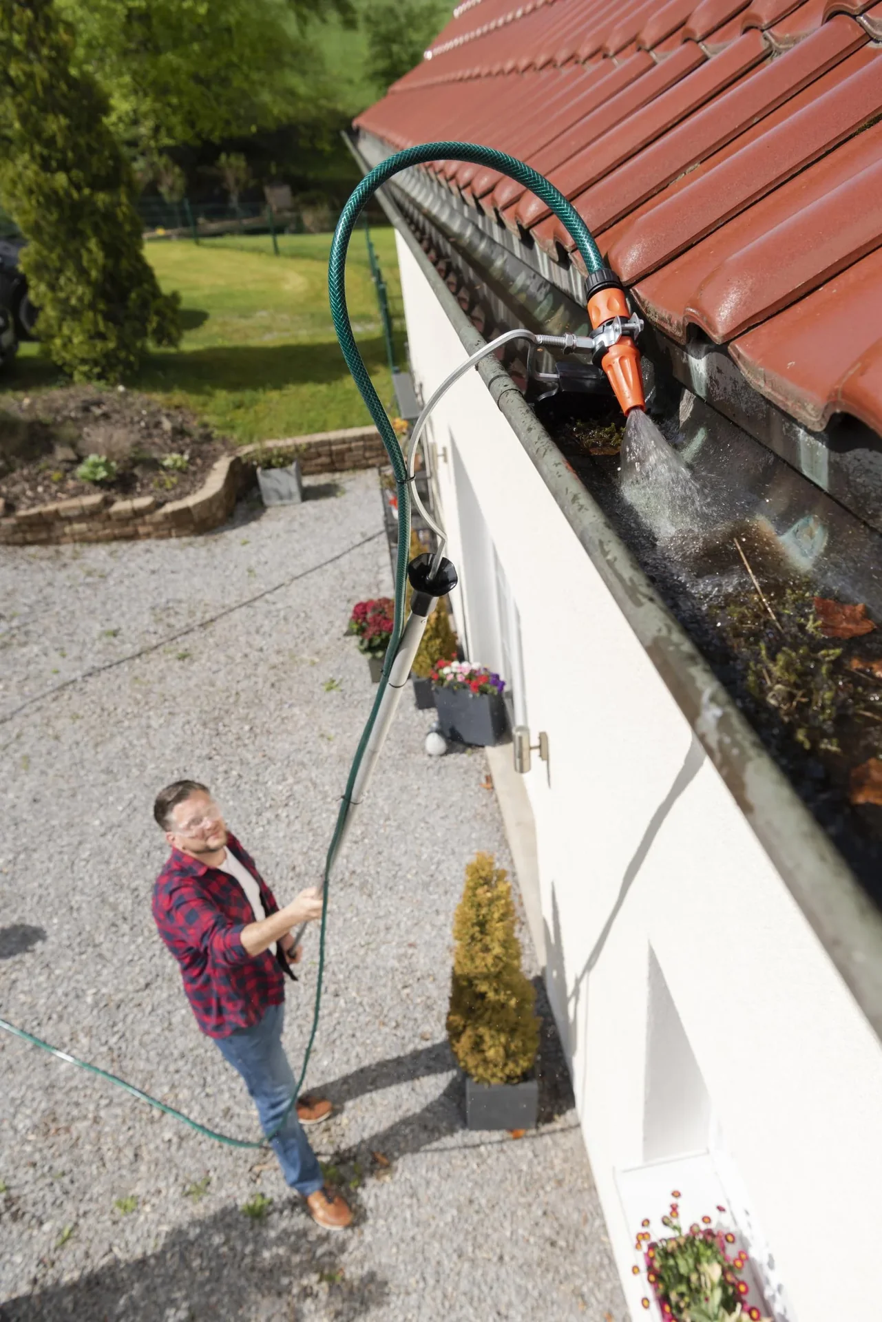 Multifunktions-Reinigungs-Set, 13-teilig + Schlauchset ECONOMIC 1/2" 20 m - 6