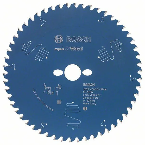 Kreissägeblatt, Expert for Wood, 254 x 30 mm - 0