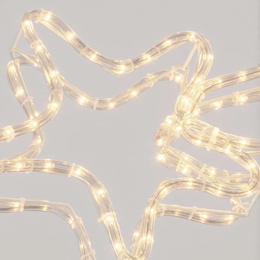 Falling Stars SET of 2 - Lichterkette Stern - 144 Lichter - 4m - Metallrahmen - 4