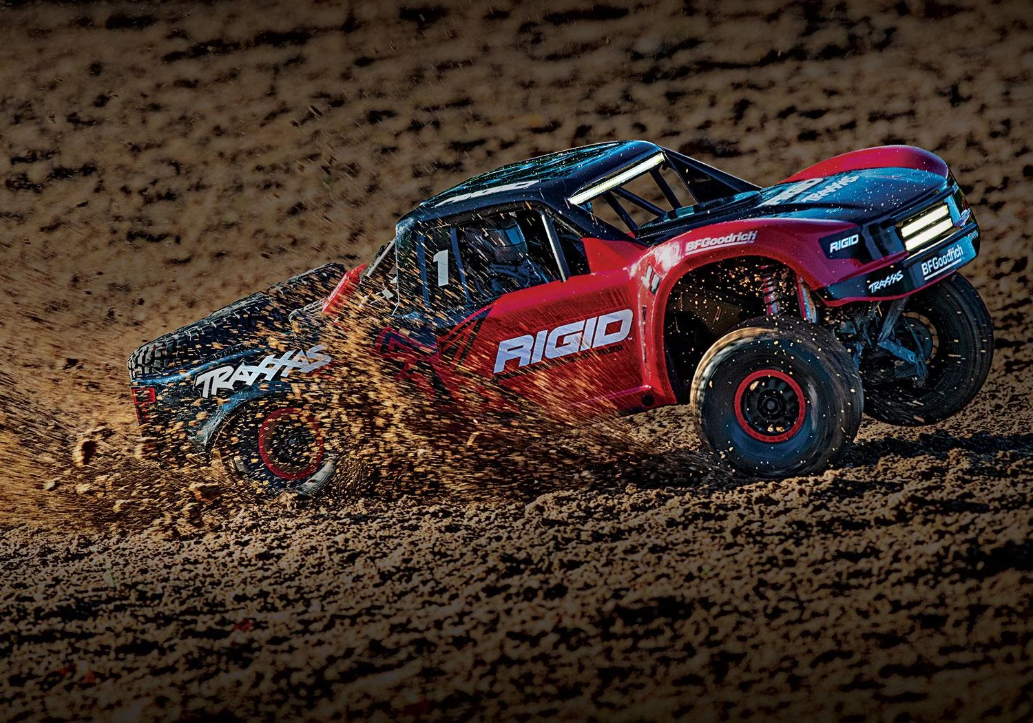 Unlimited Desert Racer 4x4 VXL RIGID-Ed. RTR + LED 1/7 4WD Pro-Scale Race-Truck Brushless ohne Akku/Lader - 1