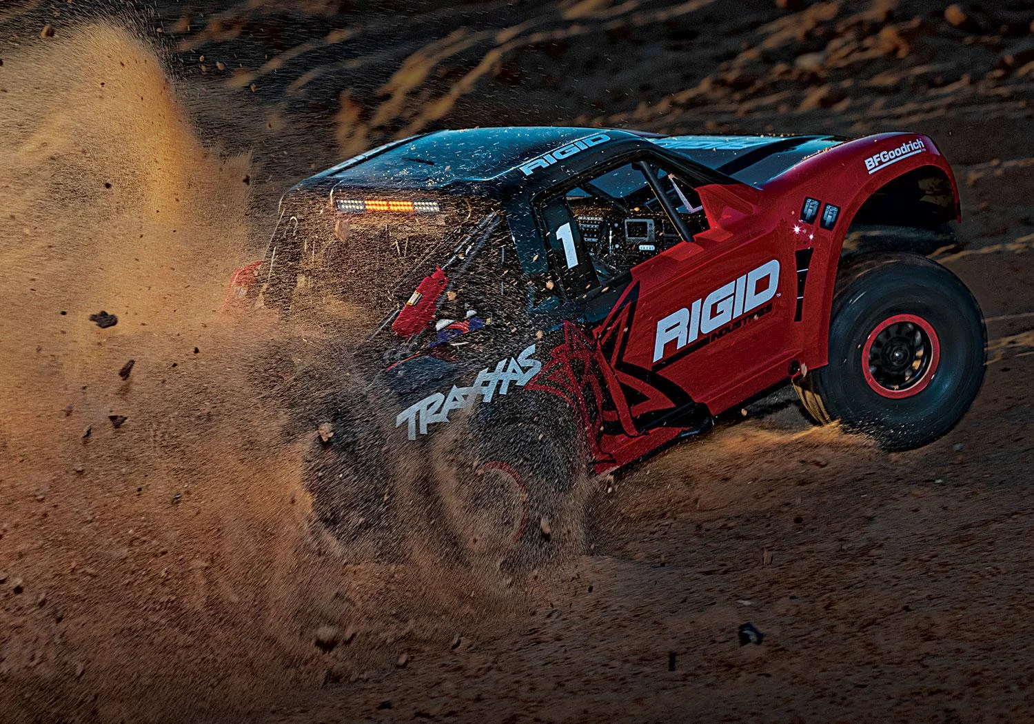 Unlimited Desert Racer 4x4 VXL RIGID-Ed. RTR + LED 1/7 4WD Pro-Scale Race-Truck Brushless ohne Akku/Lader - 4