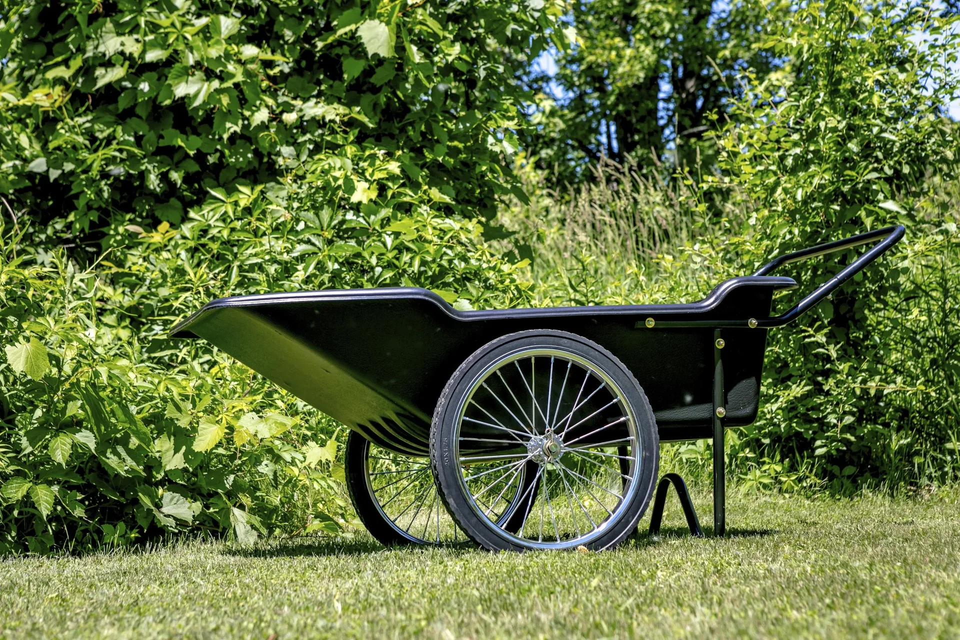 Premium Schubkarre schwarz - 8