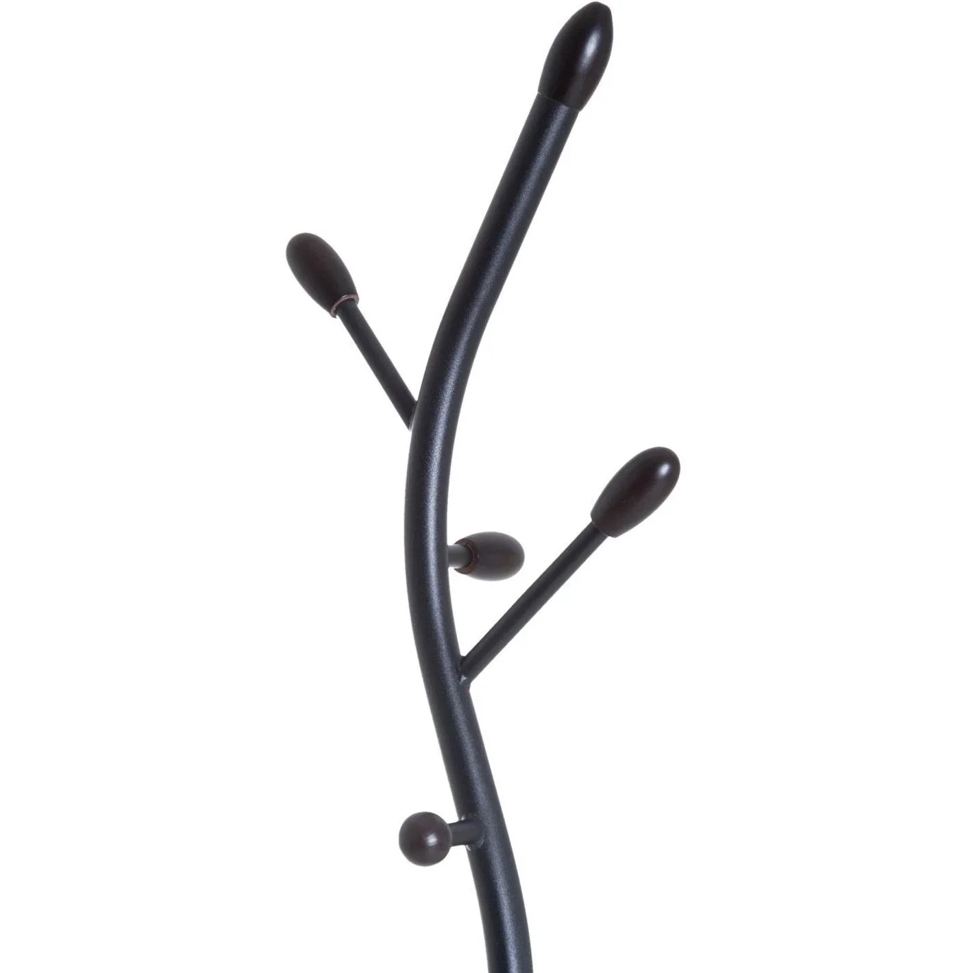 Garderobenständer Kleiderständer mit 8 Haken Schwarz 185cm - 0