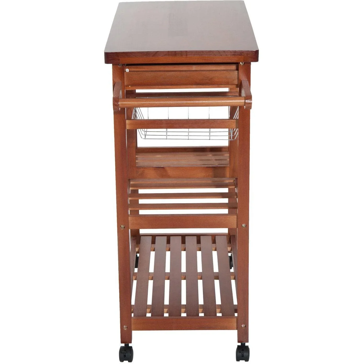 Küchenwagen Servierwagen mit Schubladen aus Holz - 5