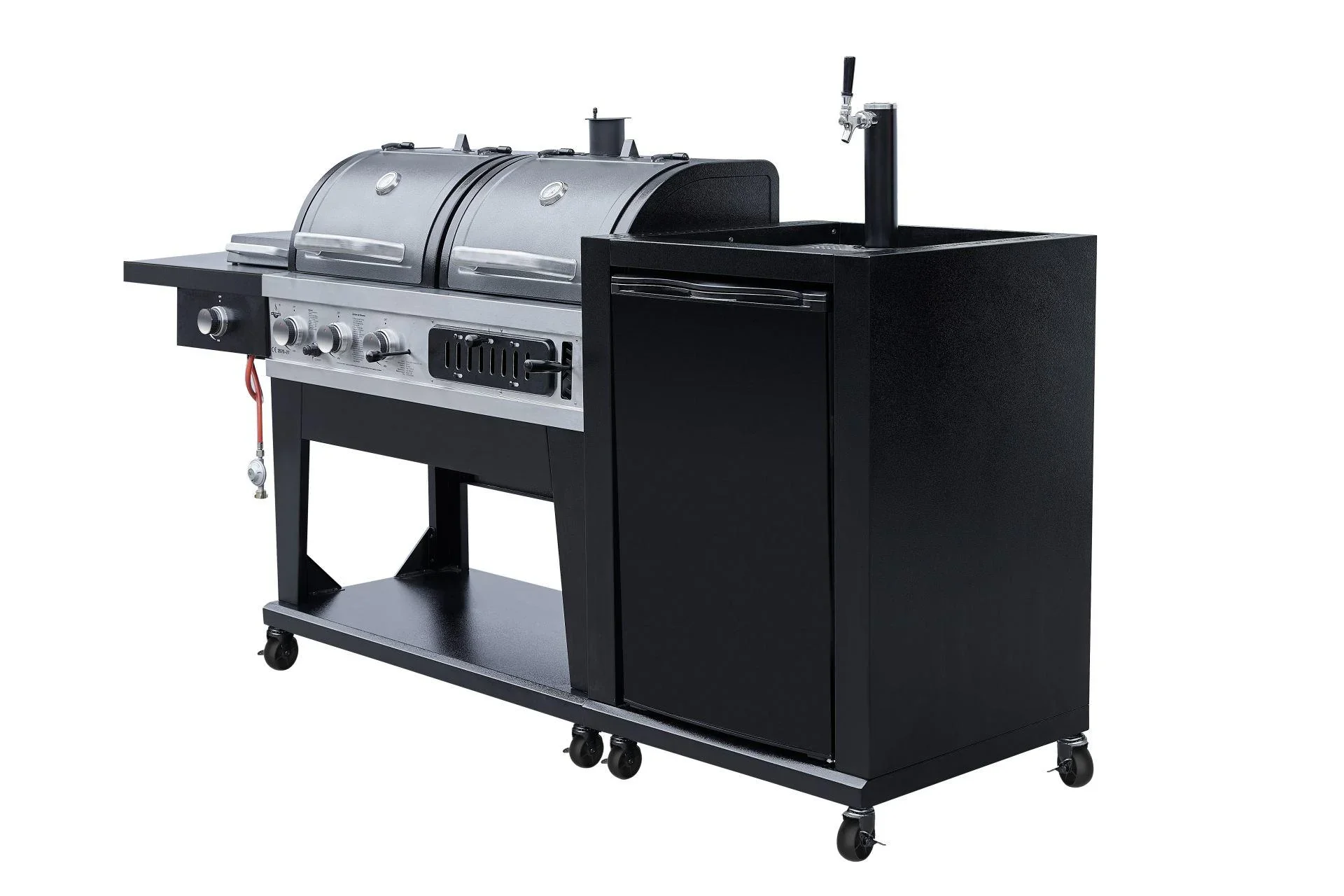 3 in 1 Kombi-Grill mit Bierkühler und Zapfanlage - 5