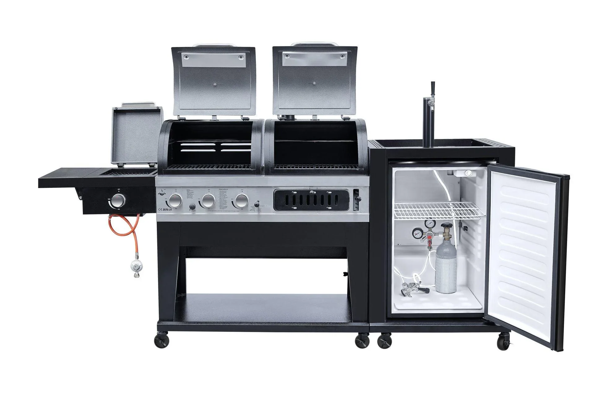 3 in 1 Kombi-Grill mit Bierkühler und Zapfanlage - 6