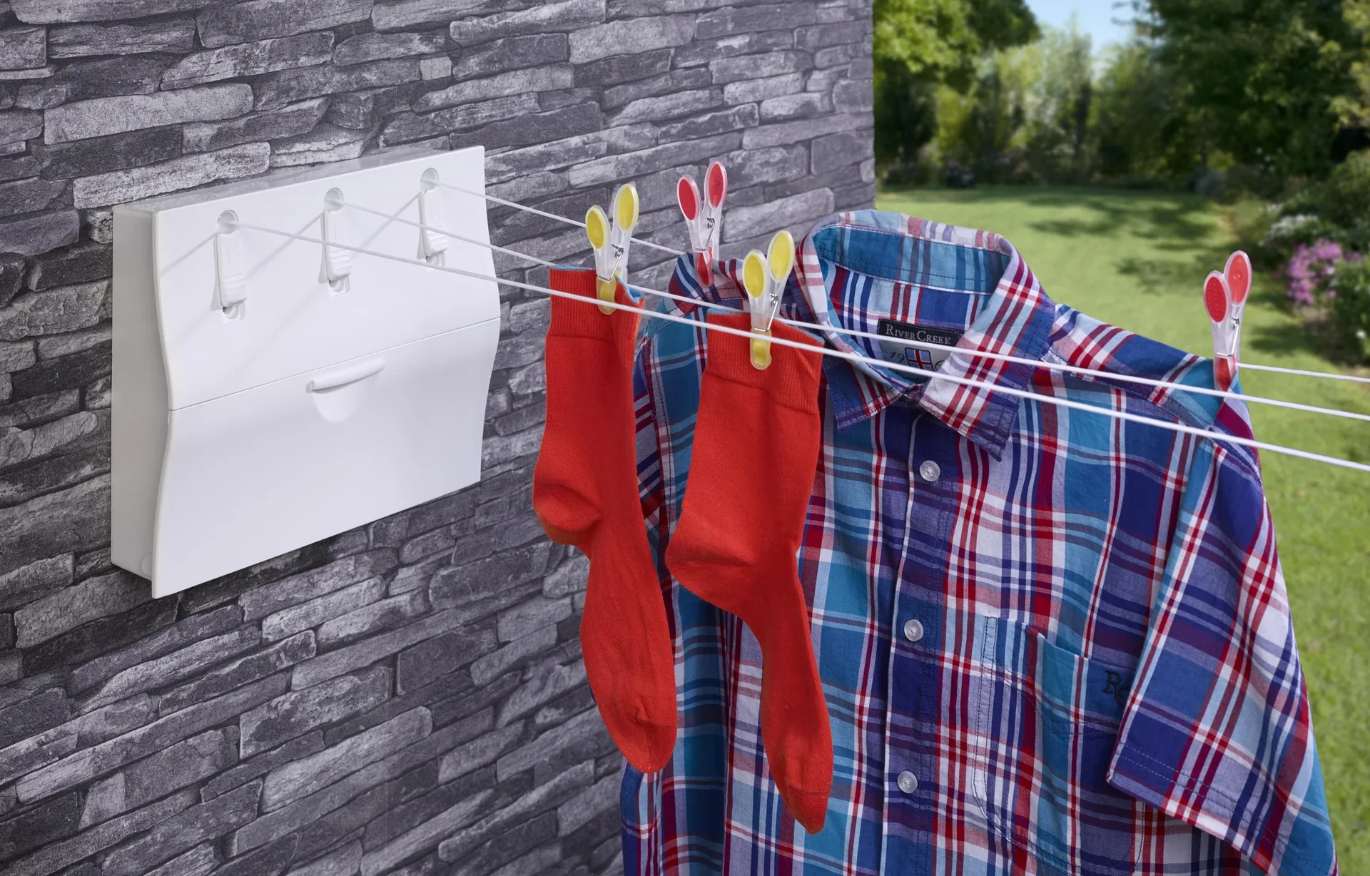 Wand-Wäscheleine - 0