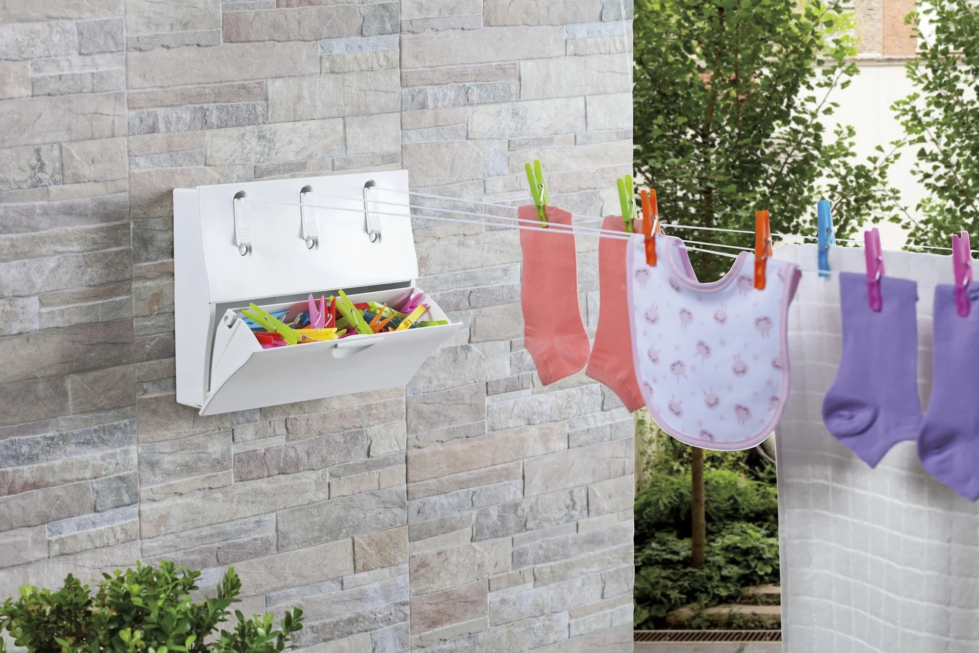 Wand-Wäscheleine - 3