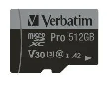 512 GB microSDXC Speicherkarte mit SD Karten-Adapter, U3, UHS-I - 1