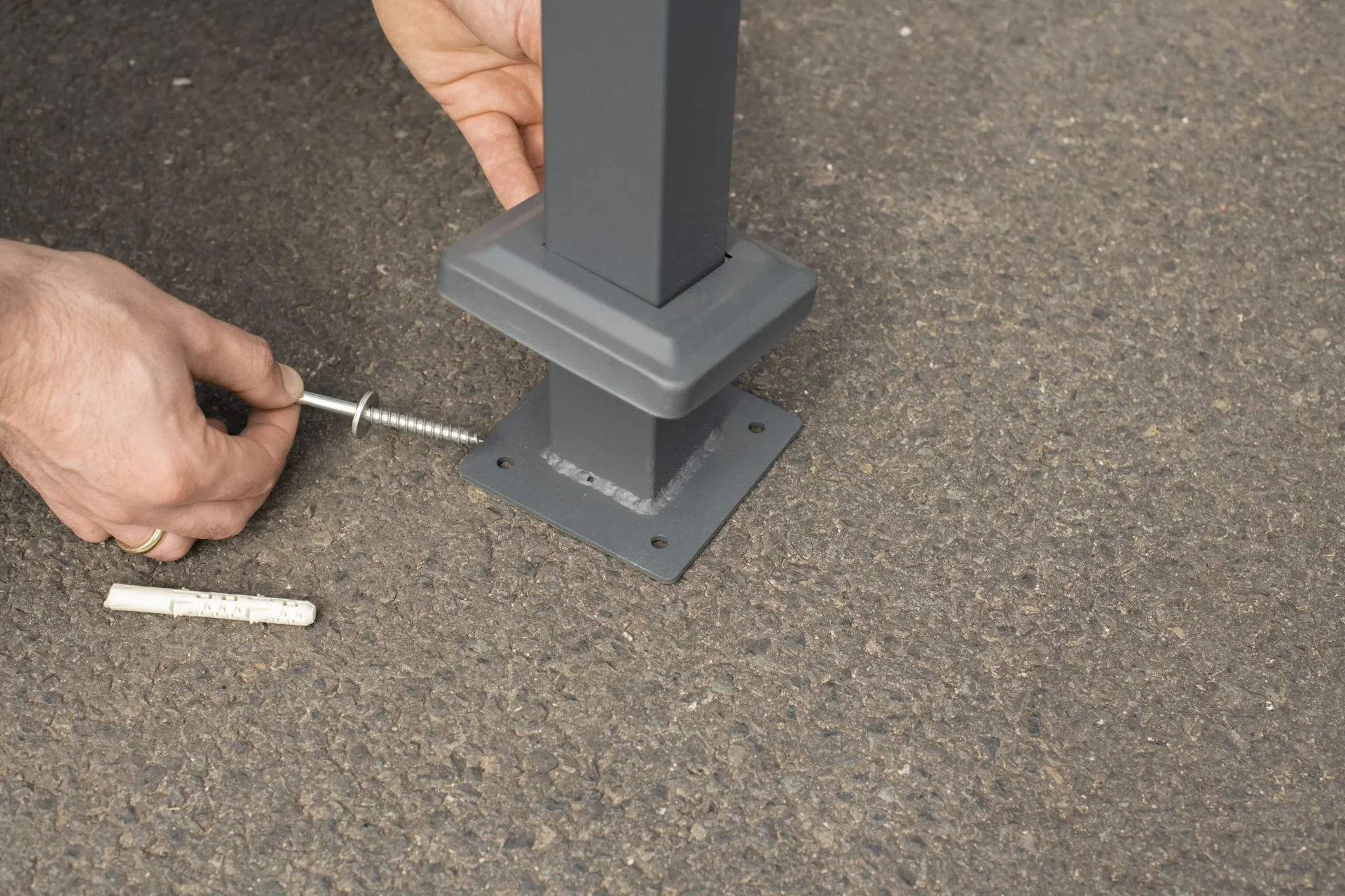 Mülltonnenverkleidung Planum 3er Box, 120 cm, holzoptik - 0