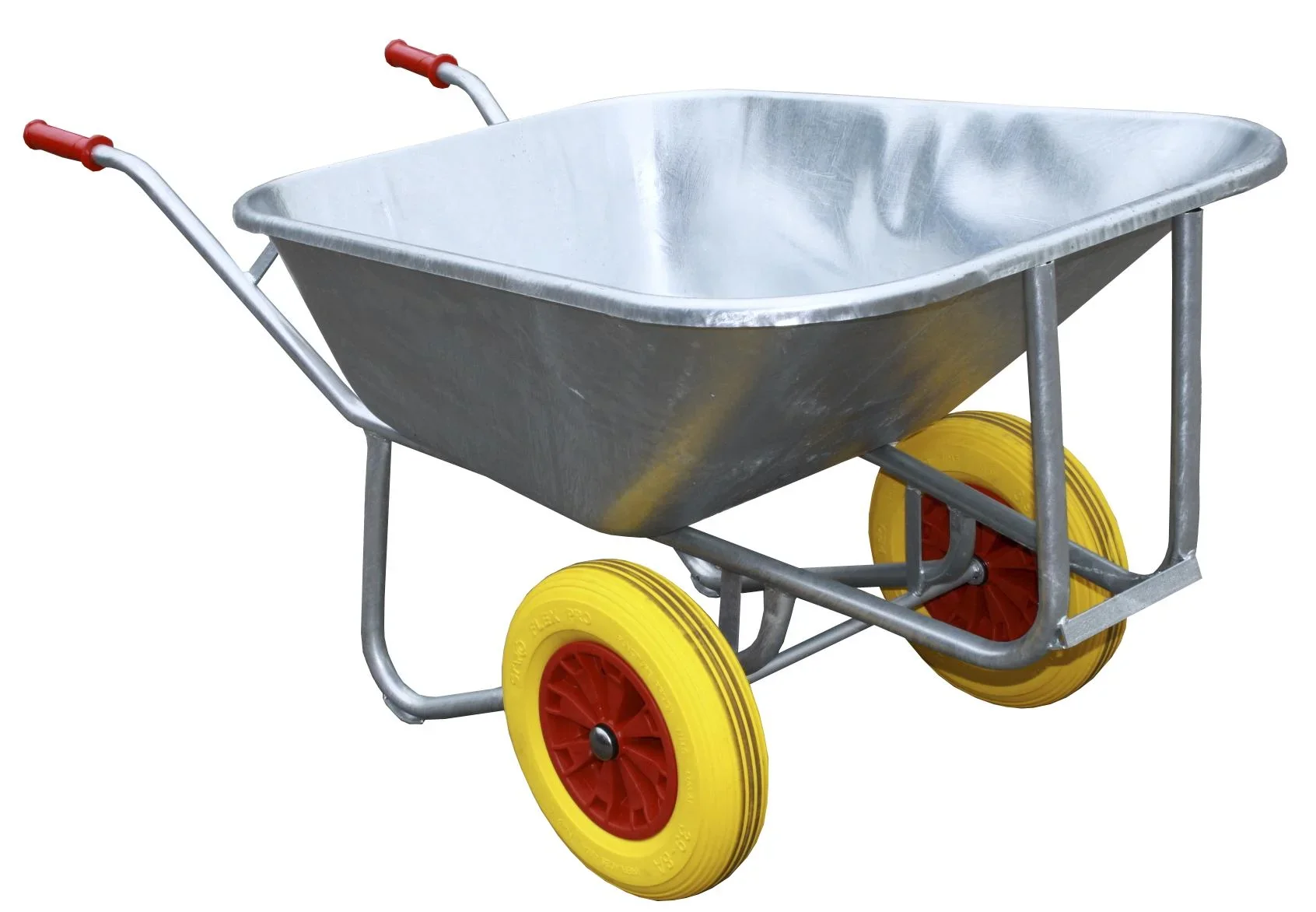 Großmulden-Schubkarre "Farmer II", 200 Liter, 2 aufgeschäumte Wflex-Räder - 2