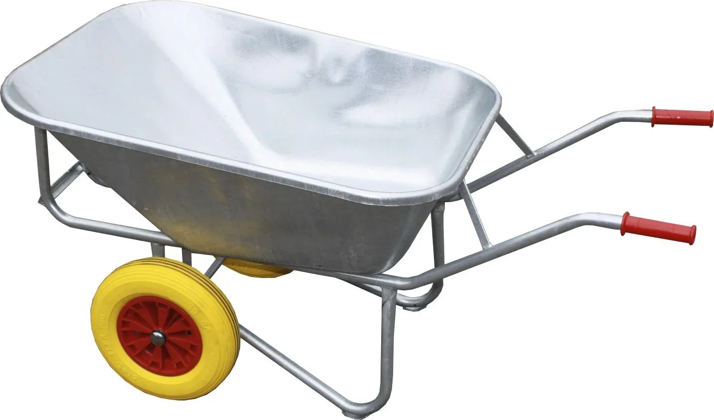 Großmulden-Schubkarre "Farmer II", 200 Liter, 2 aufgeschäumte Wflex-Räder - 4