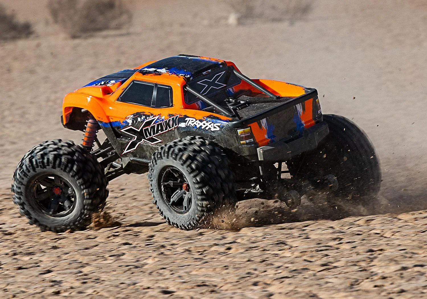 X-Maxx 4x4 VXL orangeX RTR ohne Akku/Lader 1/7 4WD Monster Truck Brushless - 4