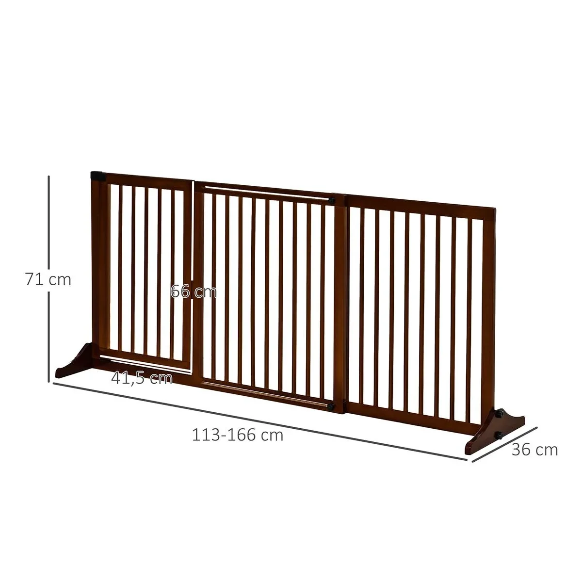 Türschutzgitter Hunde Absperrgitter Schutzgitter Hundegitter Konfigurationsgitter Treppenschutzgitter Hund Hundegitter W - 3