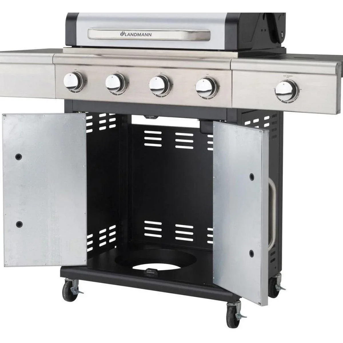 Triton 4.1 silver gas barbecue - Gasgrill - BBQ - geeignet für 12 Personen - 2