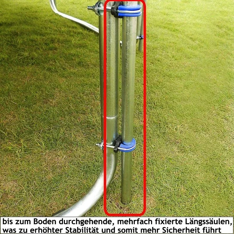 Trampolin Ø427cm inkl. Sicherheitsnetz - 3