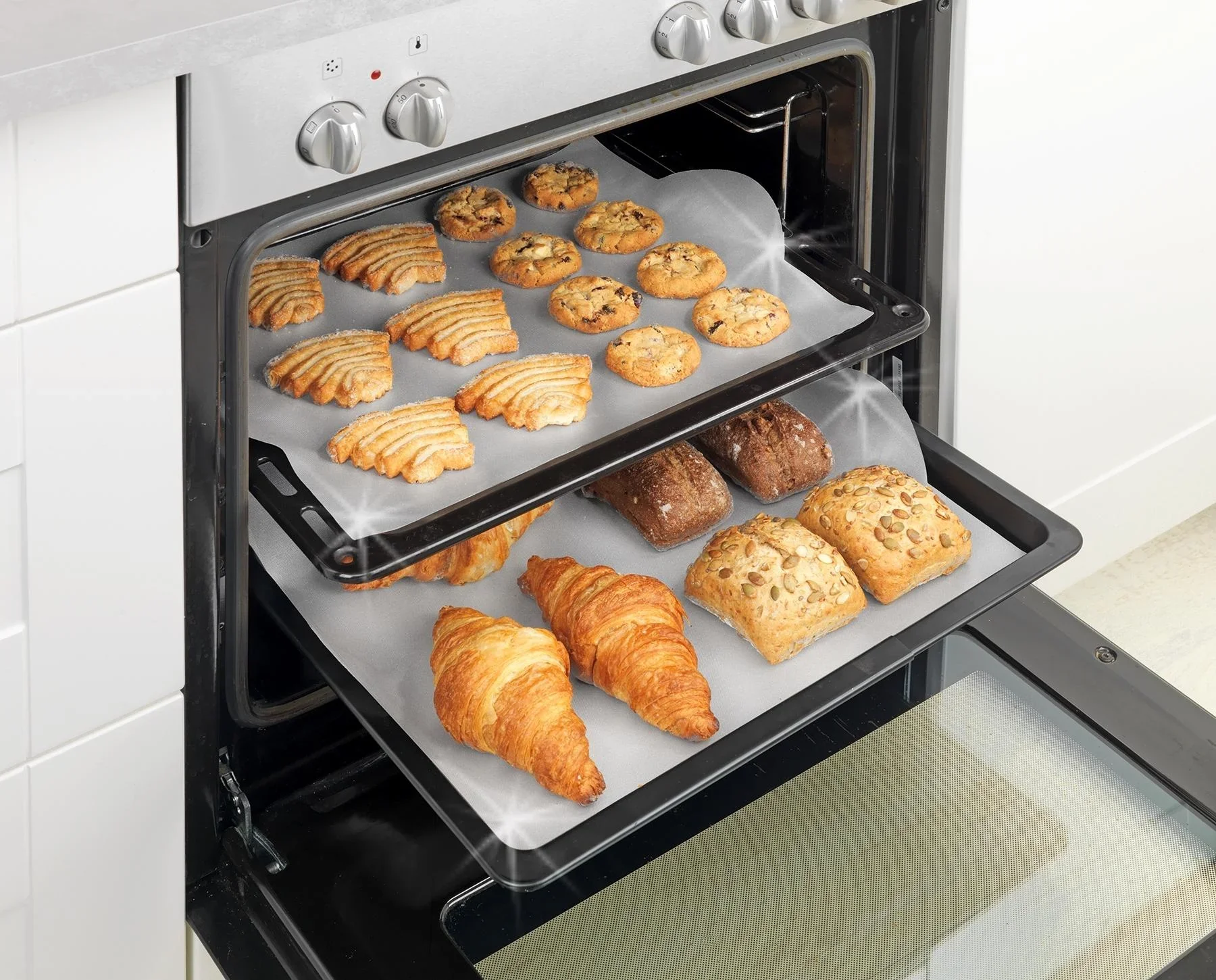 Dauerbackfolie mit Griffen, 2-er Set - 3