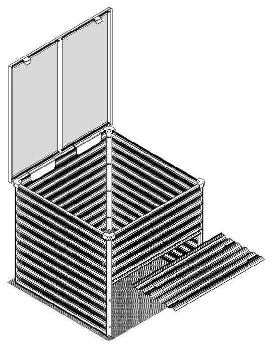 Komposter Tomma blank/alu - 1