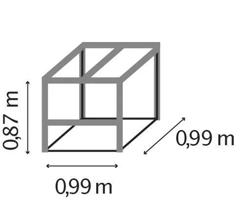 Komposter Tomma blank/alu - 3