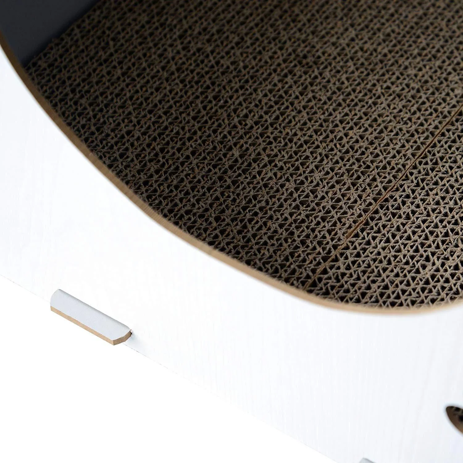 Katzenhöhle Katzenschrank Katzenhaus Versteck Sitzhocker Sitzwürfel Weiß - 1