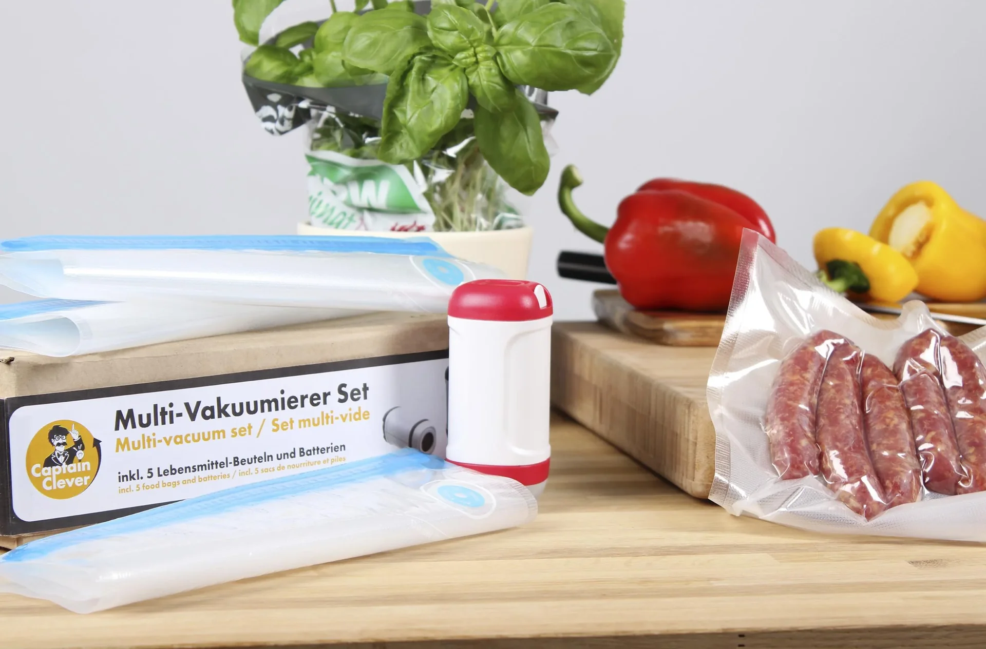Multi-Vakuumierer mit 5 Zipper-Lebensmittelbeutel - 2