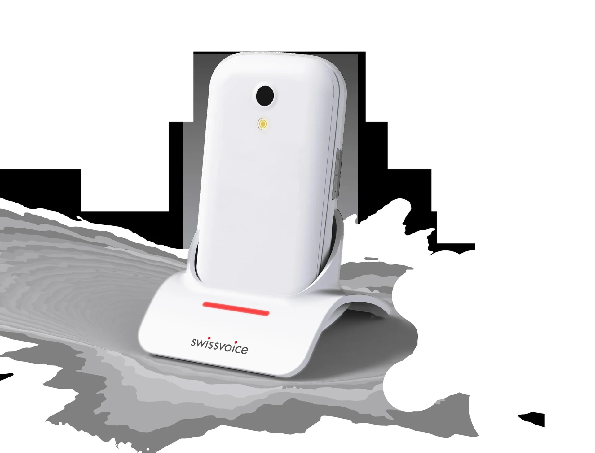 Seniorenhandy mit Sprachausgabe und SOS Taste, weiß - 0