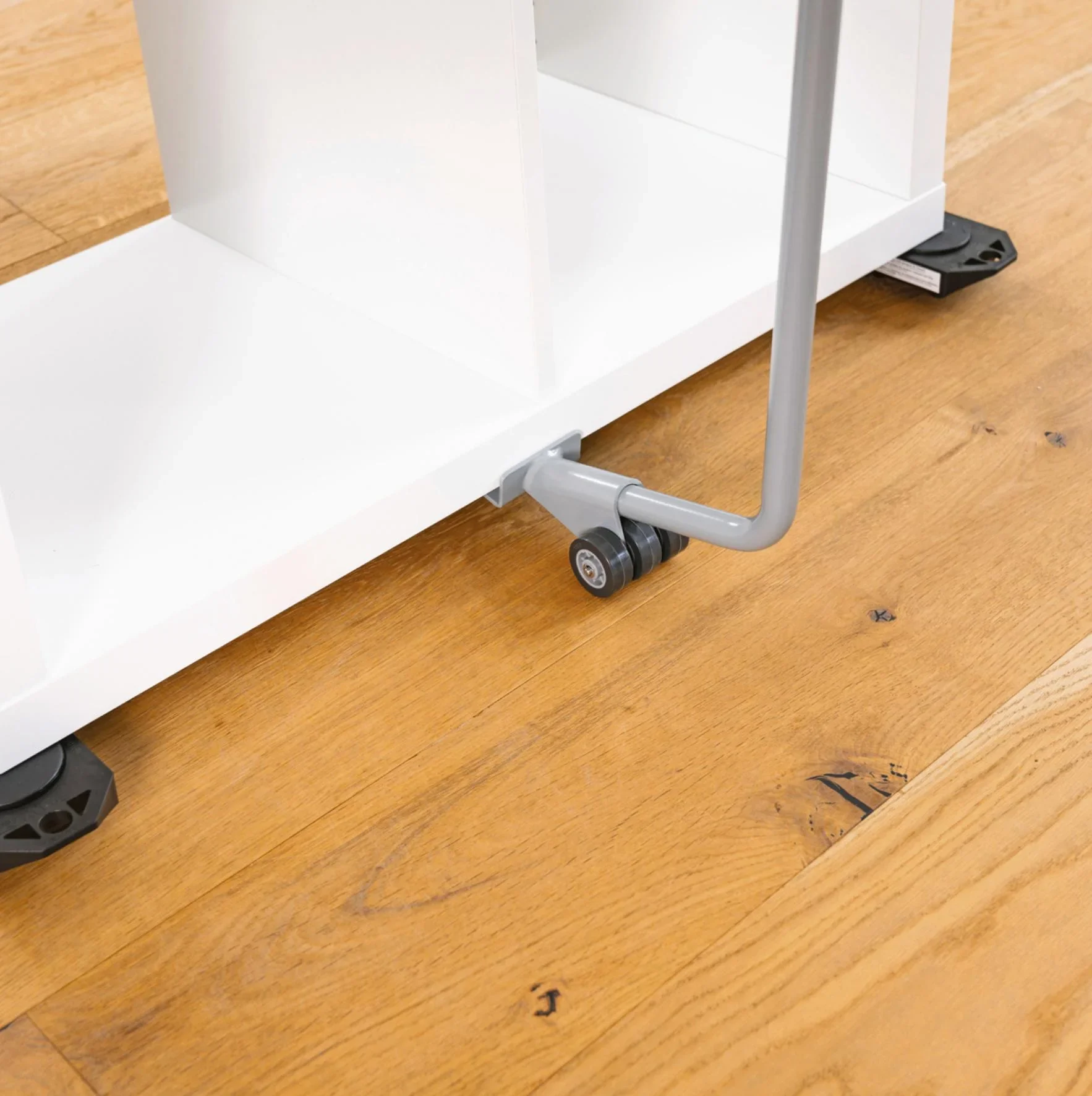 Transporthilfe MM 4122, 102 x 23 x 6,5 cm, softe Rollen Ø 40 mm, stehend, Umzugshelfer, Stahl, Tragkraft 150 kg - 4