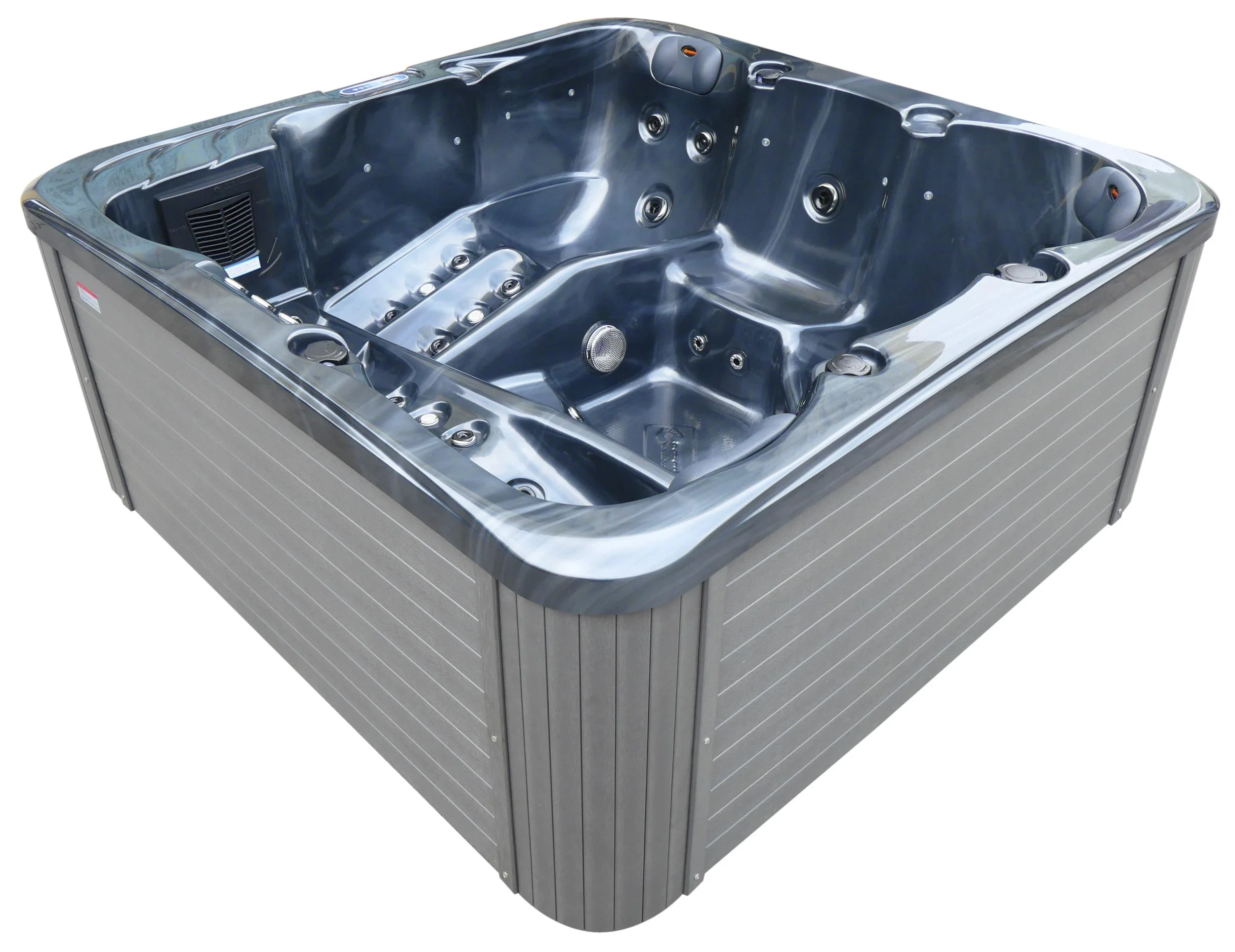 Whirlpool - Borneo schwarz inklusive Anlieferung und Inbetriebnahme - 3