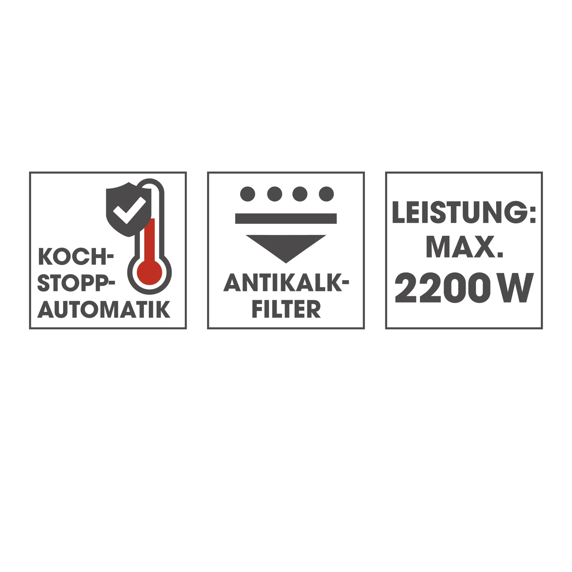 Glas Wasserkocher "Tasse für Tasse" 1,7 Liter, 2200 W - 8