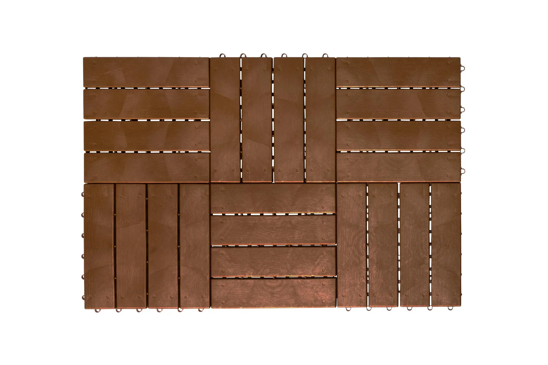 Gartenplatten, Holzdielen-Optik, 30 x 30 cm, 6er-Set - 2