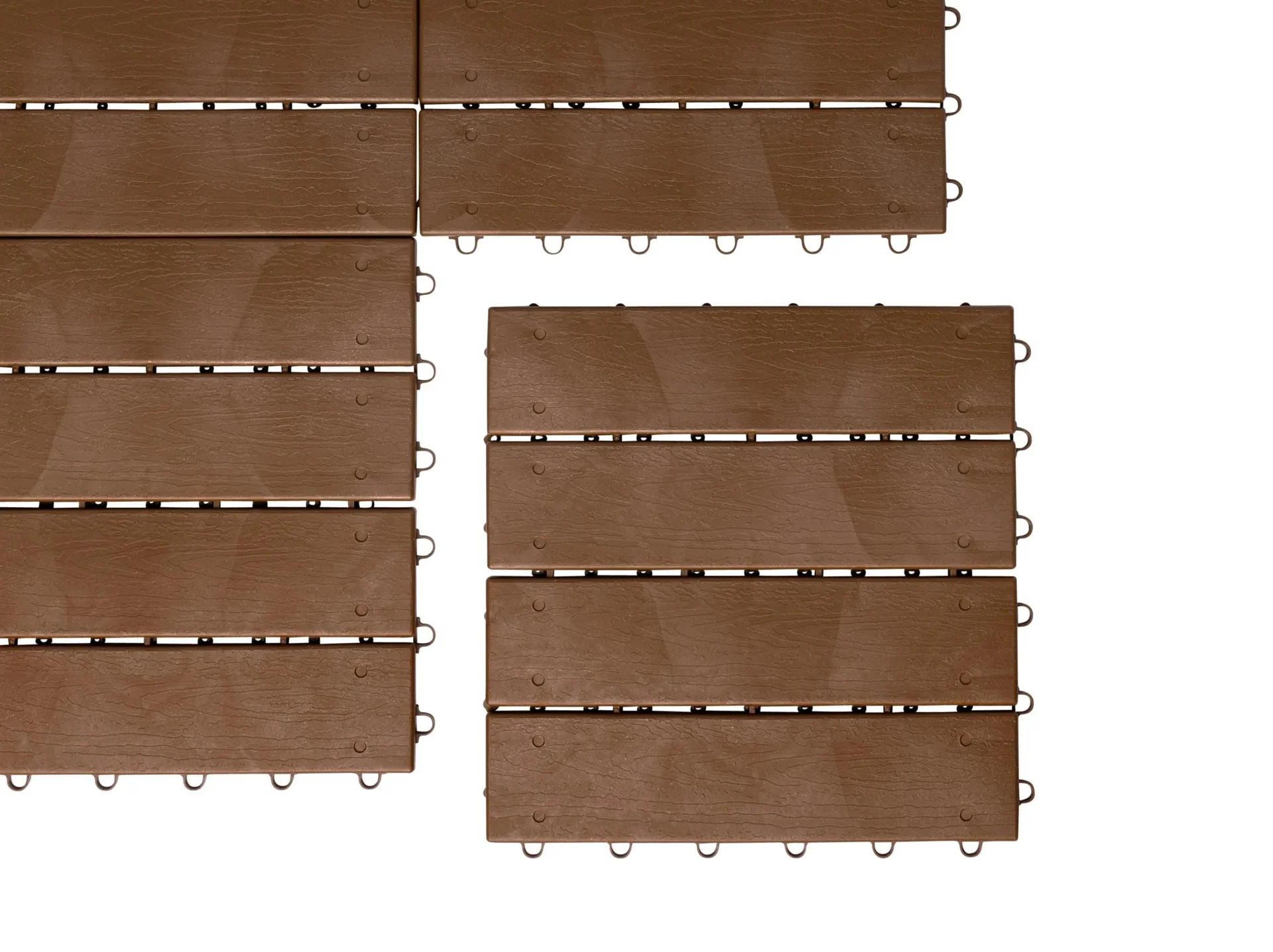 Gartenplatten, Holzdielen-Optik, 30 x 30 cm, 6er-Set - 5