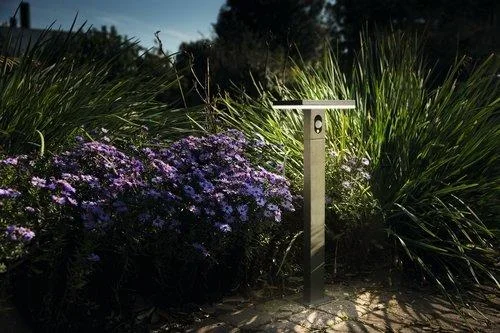 Solar LED Sockel ARIANE mit Sensor Schwarz, 3,3 Watt, 210 lm, warmweiß - 5