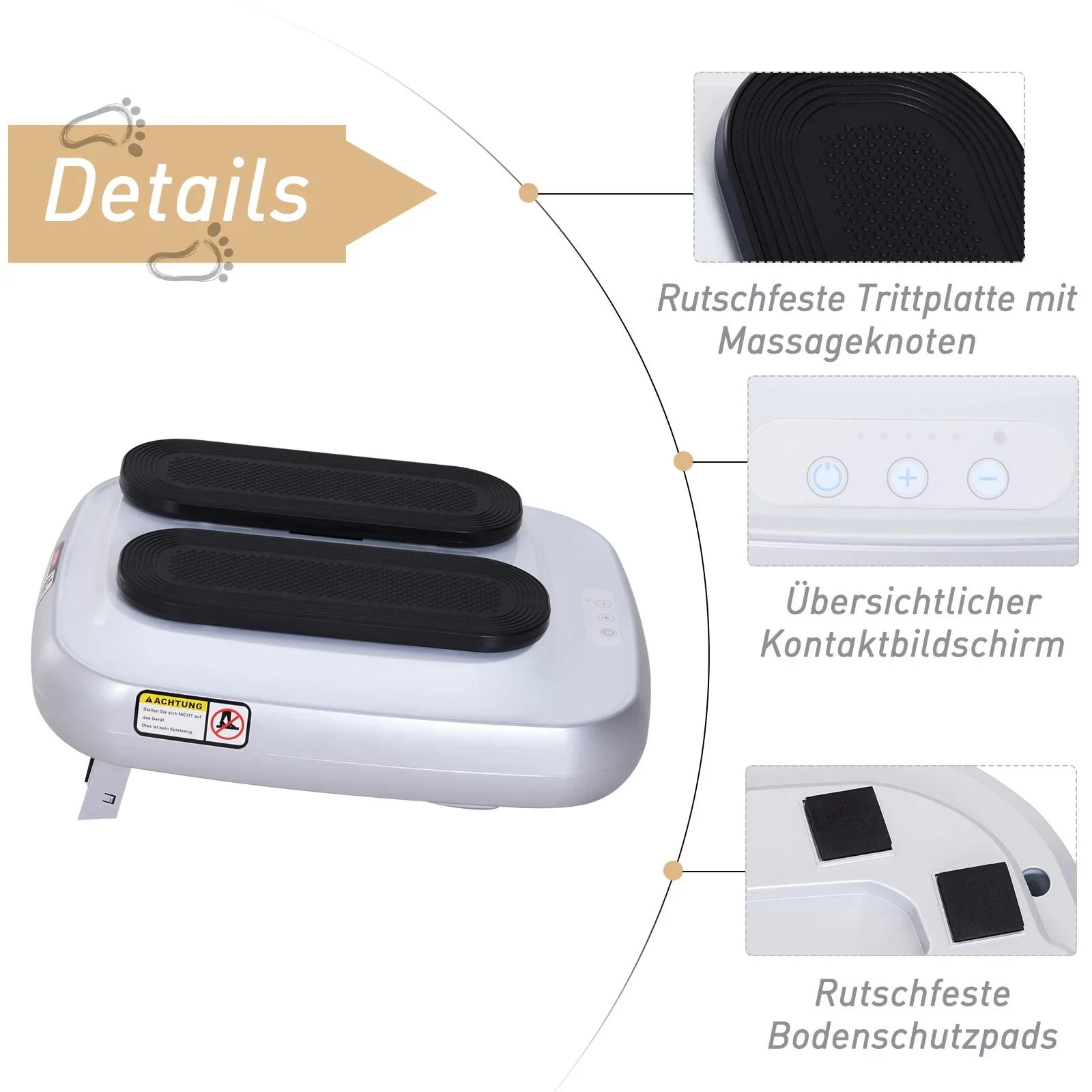 Beintrainer passive Gymnastik elektrisches Beintrainingsgerät Heimtrainer für Senioren 5-stufig verstellbar - 0