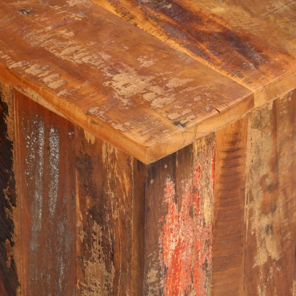 TV-Schrank 110x30x40 cm aus massivem recyceltem Holz - 2