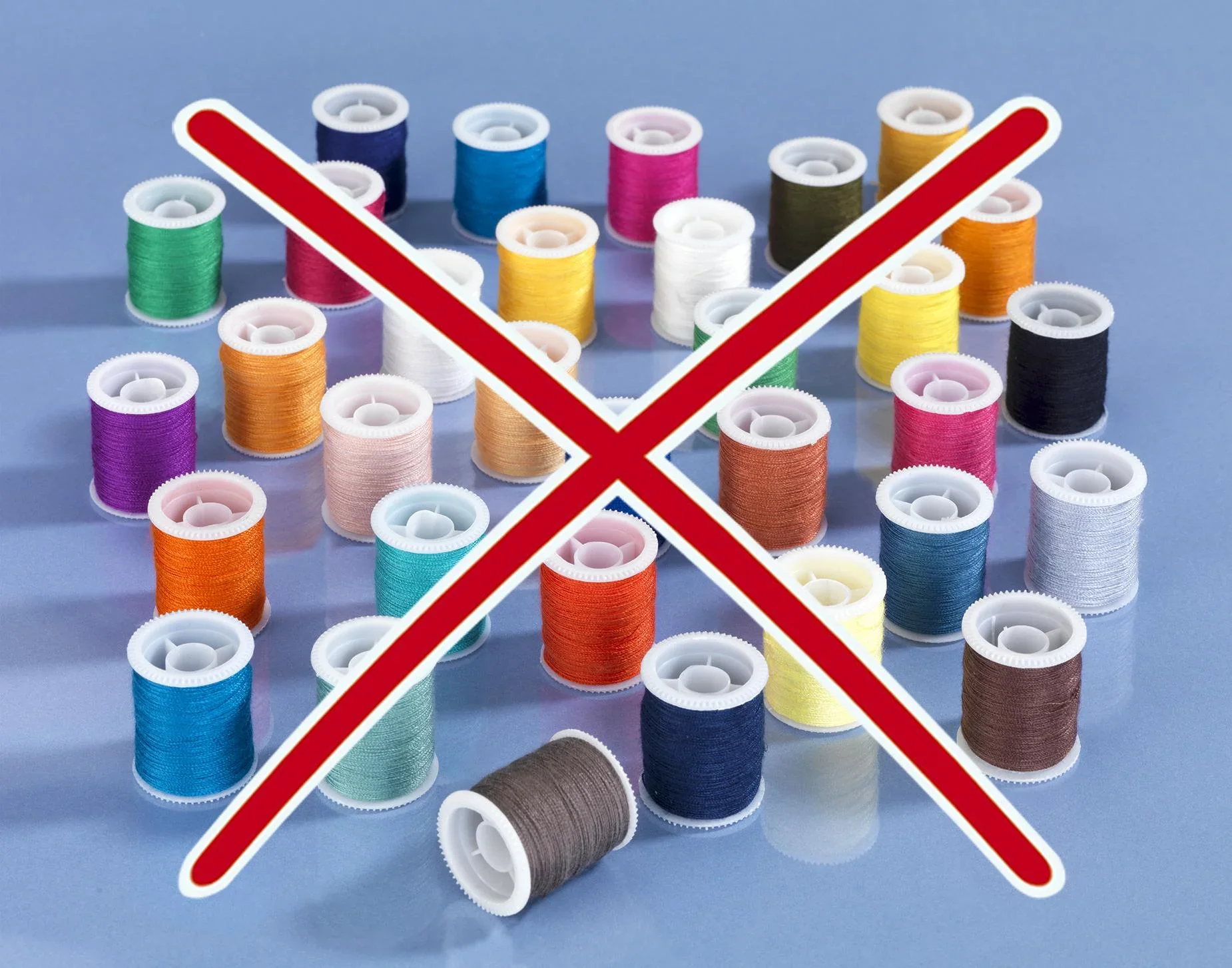 Nähgarn transparent hell 2er Set - 2