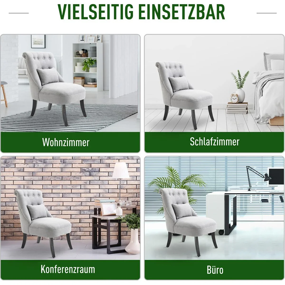 Relaxsessel mit Rückenkissen - 5