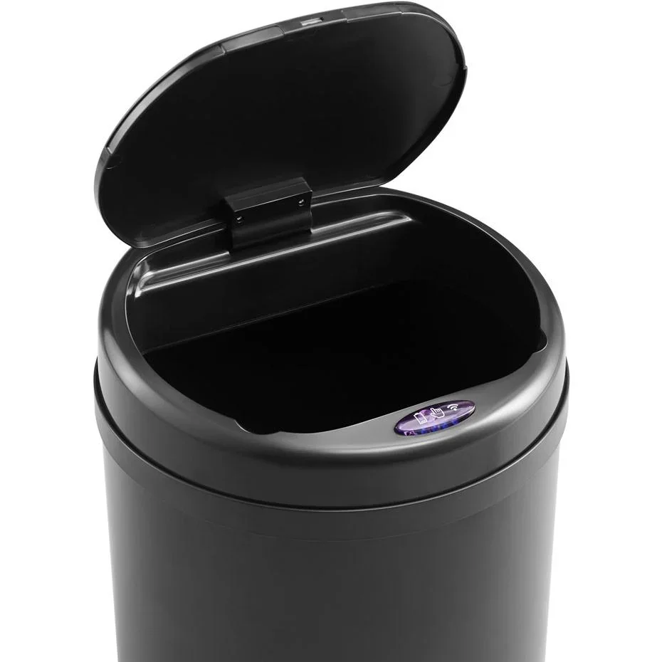 Automatischer Edelstahl-Mülleimer / Abfallbehälter mit Sensor - 56 L - Schwarz - 7