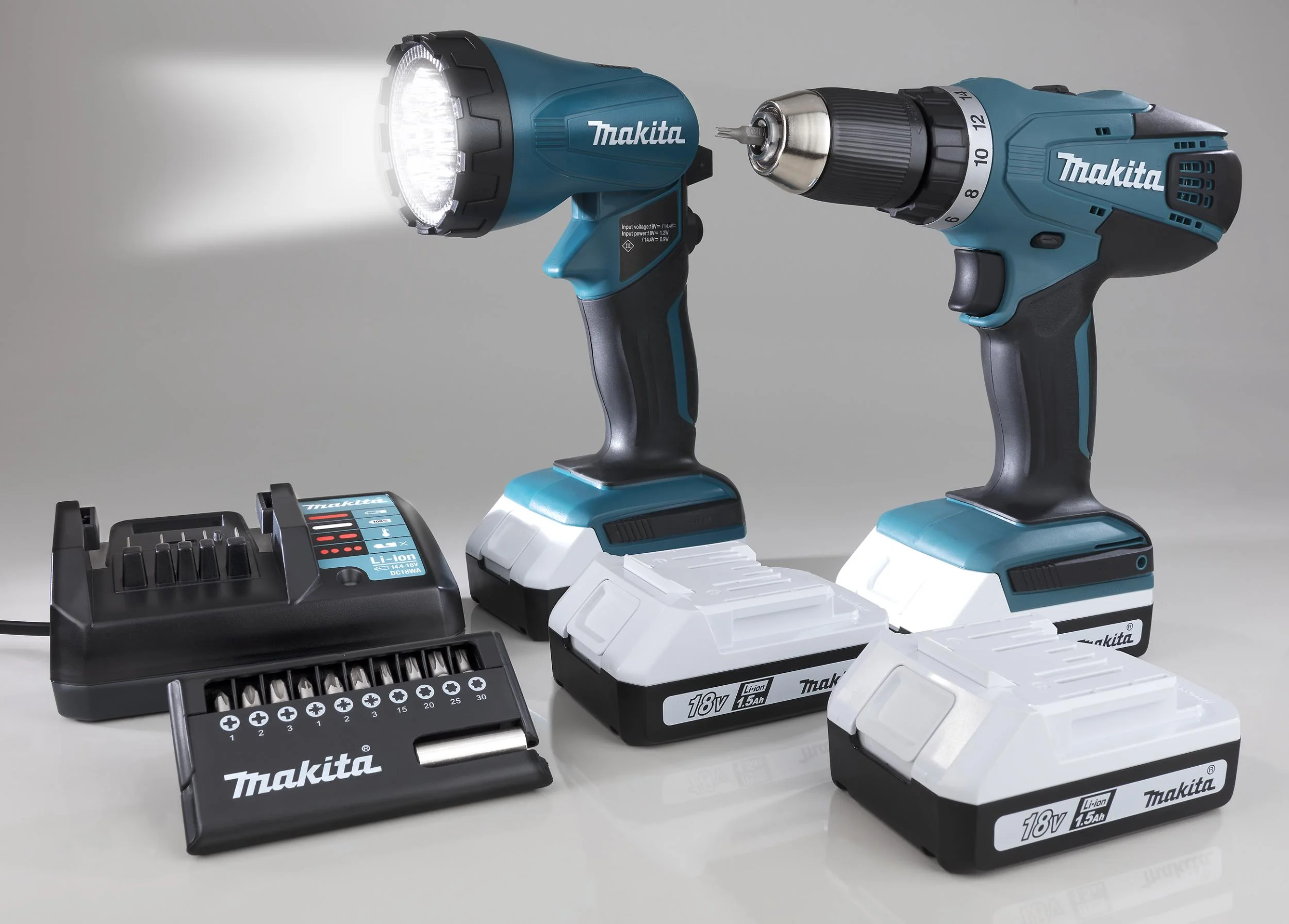 Akku-Bohrschrauber DF457DWLX181 18 Volt inklusive Akku-Lampe - 8